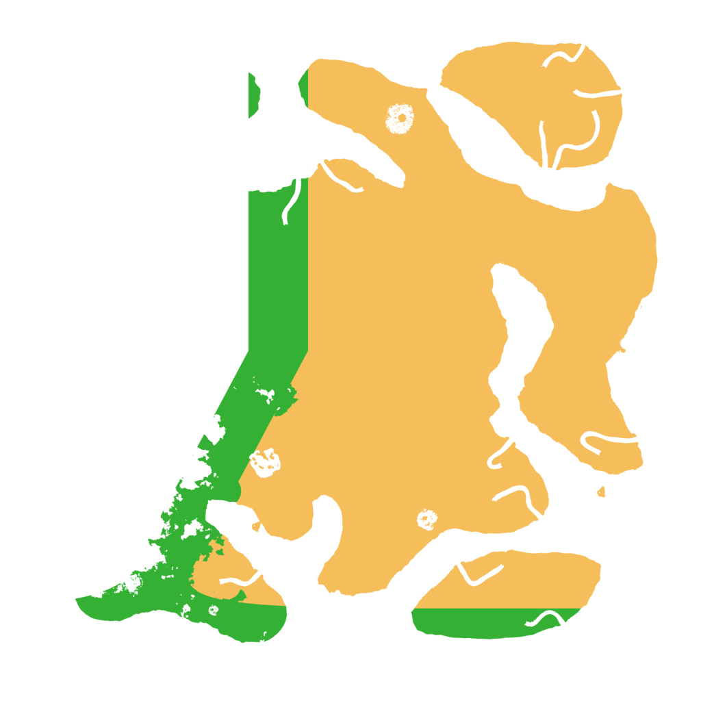 Biome Rust Map: Procedural Map, Size: 3550, Seed: 76565