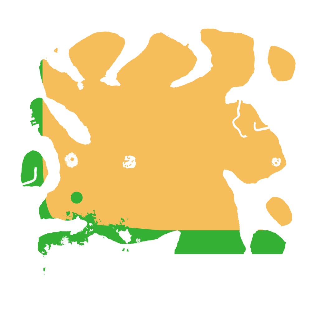 Biome Rust Map: Procedural Map, Size: 3550, Seed: 160981