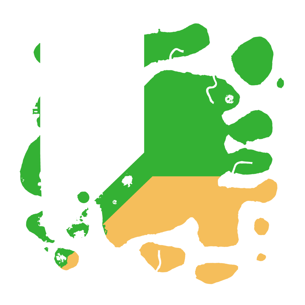 Biome Rust Map: Procedural Map, Size: 3550, Seed: 446969