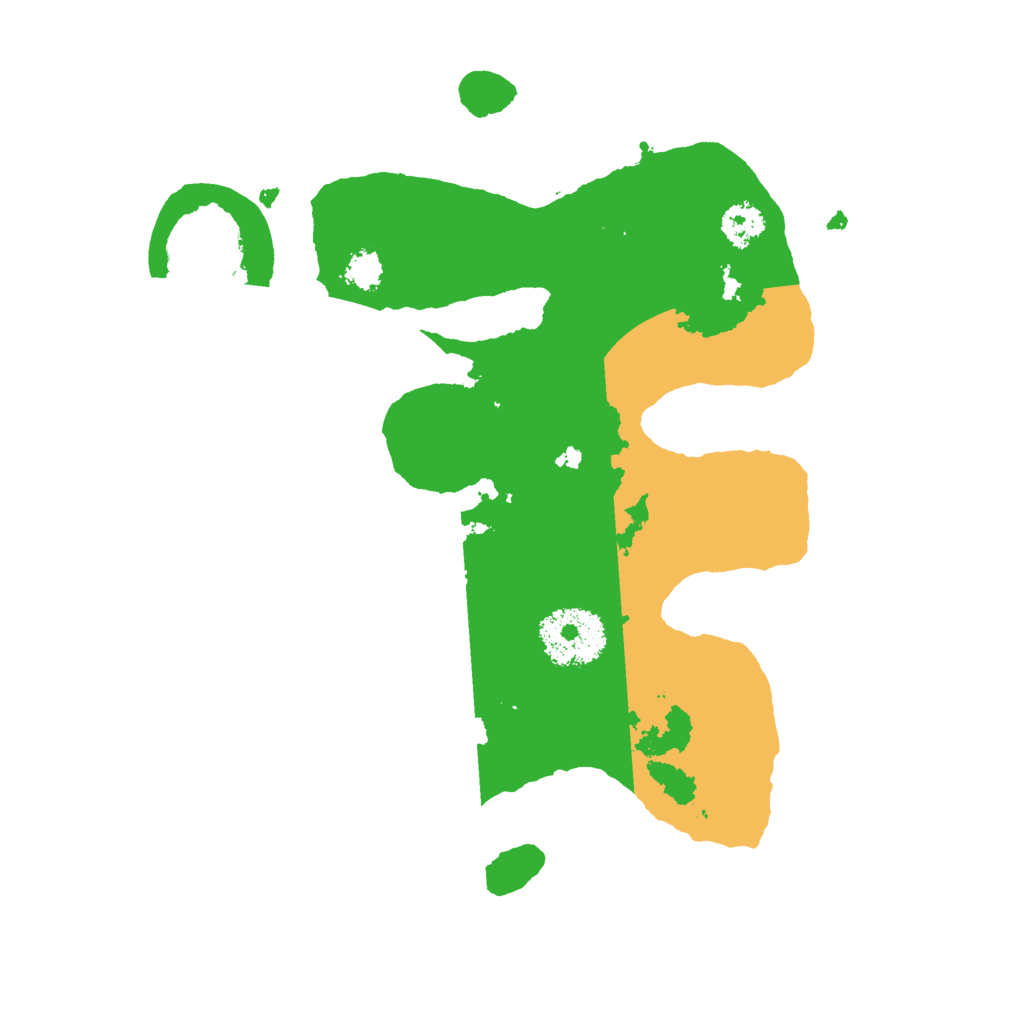 Biome Rust Map: Procedural Map, Size: 2500, Seed: 328473454