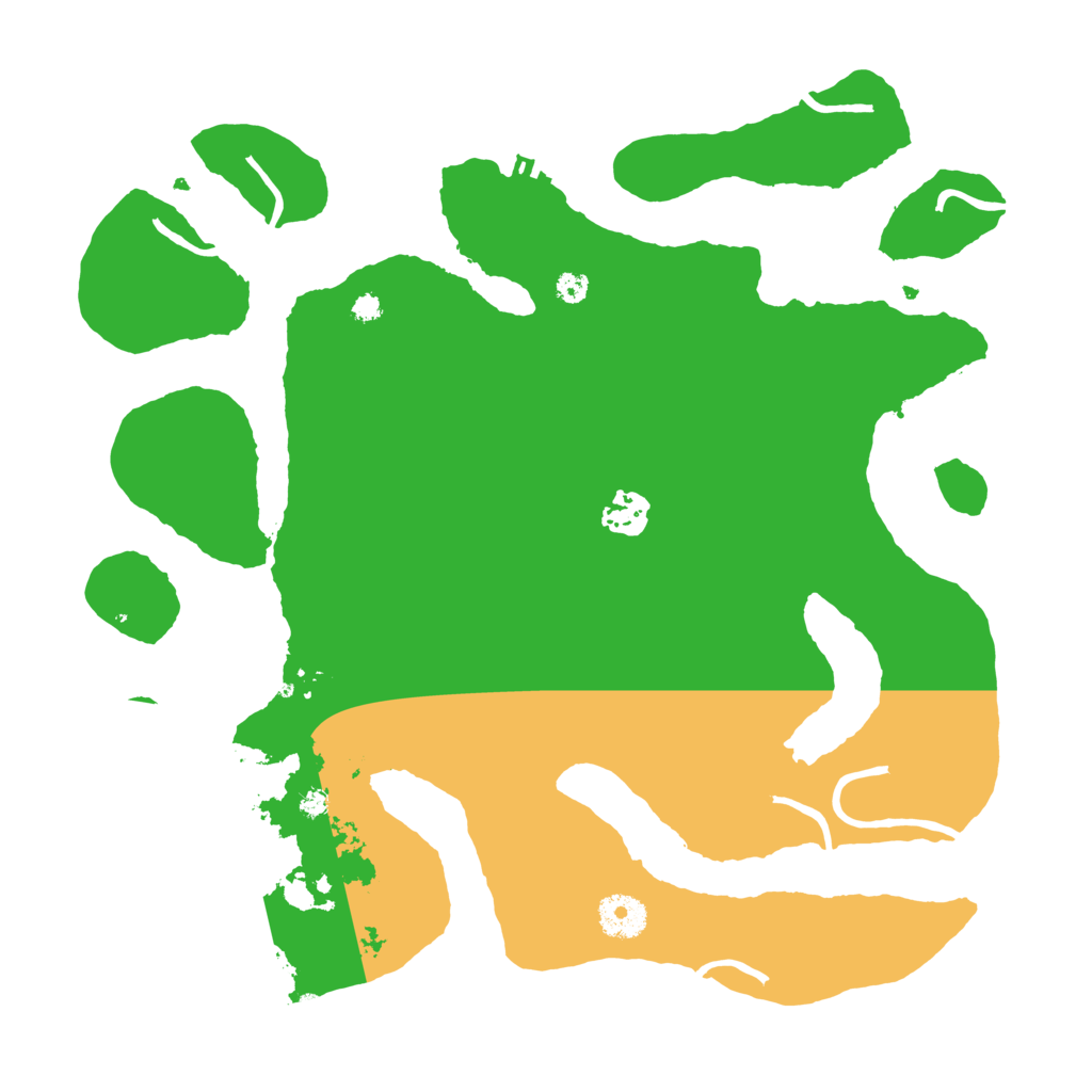 Biome Rust Map: Procedural Map, Size: 3550, Seed: 919791