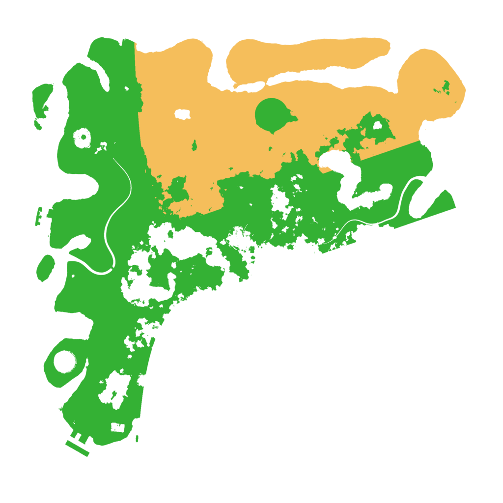 Biome Rust Map: Procedural Map, Size: 4000, Seed: 312809