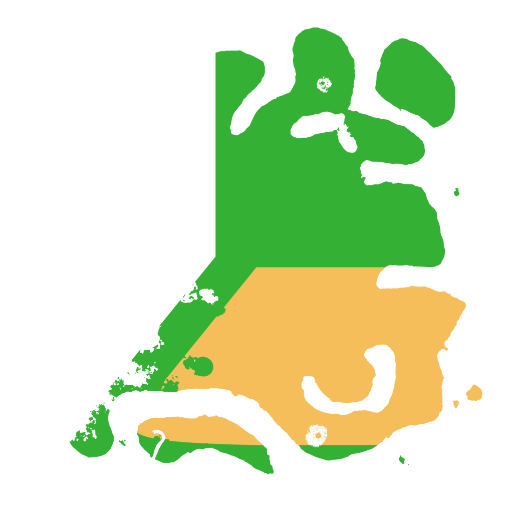 Biome Rust Map: Procedural Map, Size: 3550, Seed: 364170