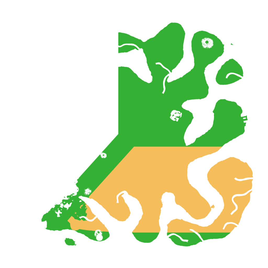 Biome Rust Map: Procedural Map, Size: 3550, Seed: 309326