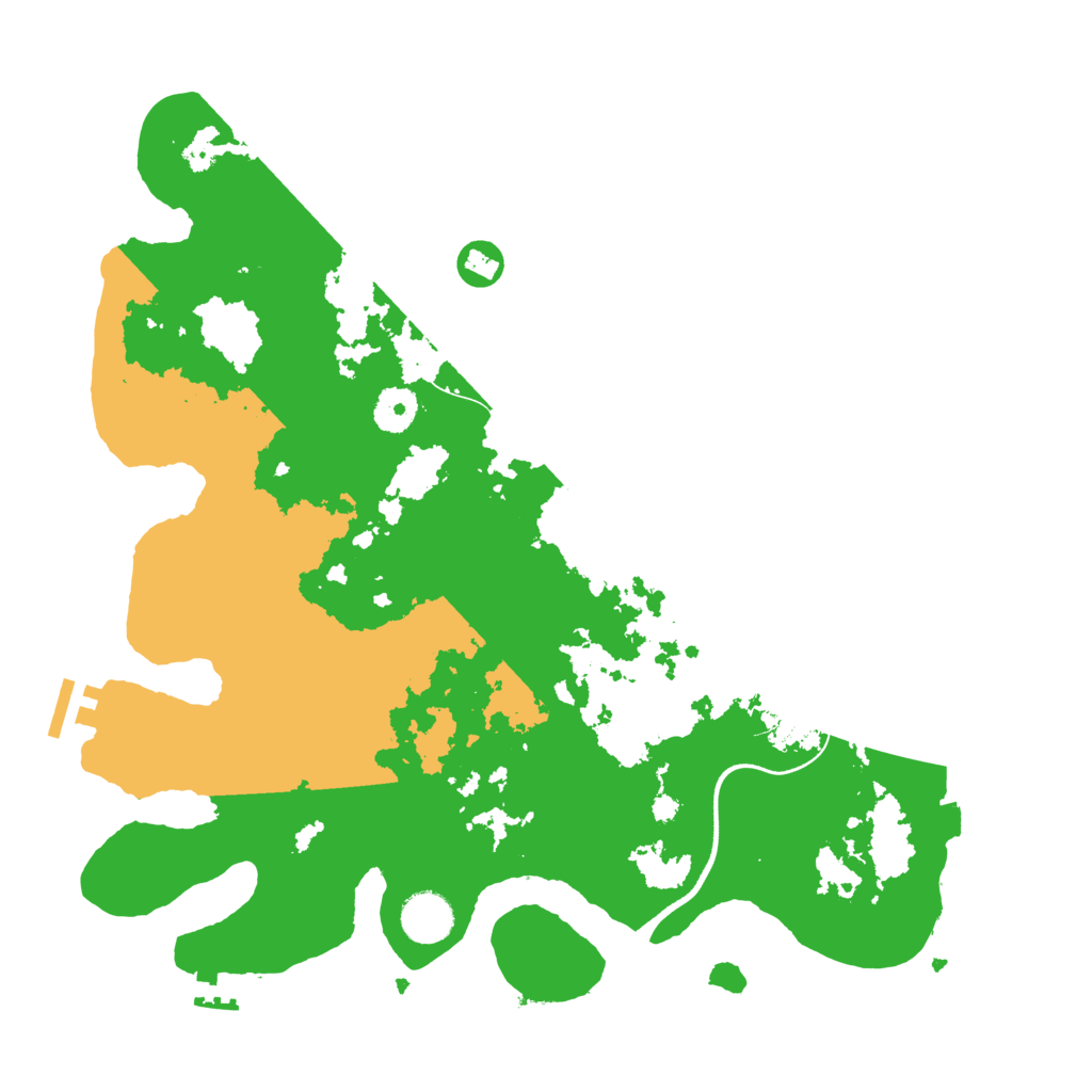 Biome Rust Map: Procedural Map, Size: 3700, Seed: 221