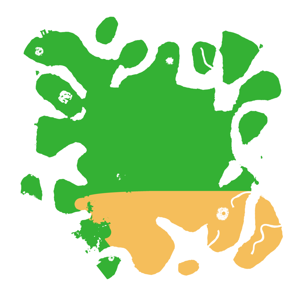 Biome Rust Map: Procedural Map, Size: 3550, Seed: 572273