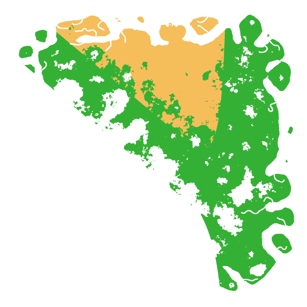 Biome Rust Map: Procedural Map, Size: 6000, Seed: 5318008