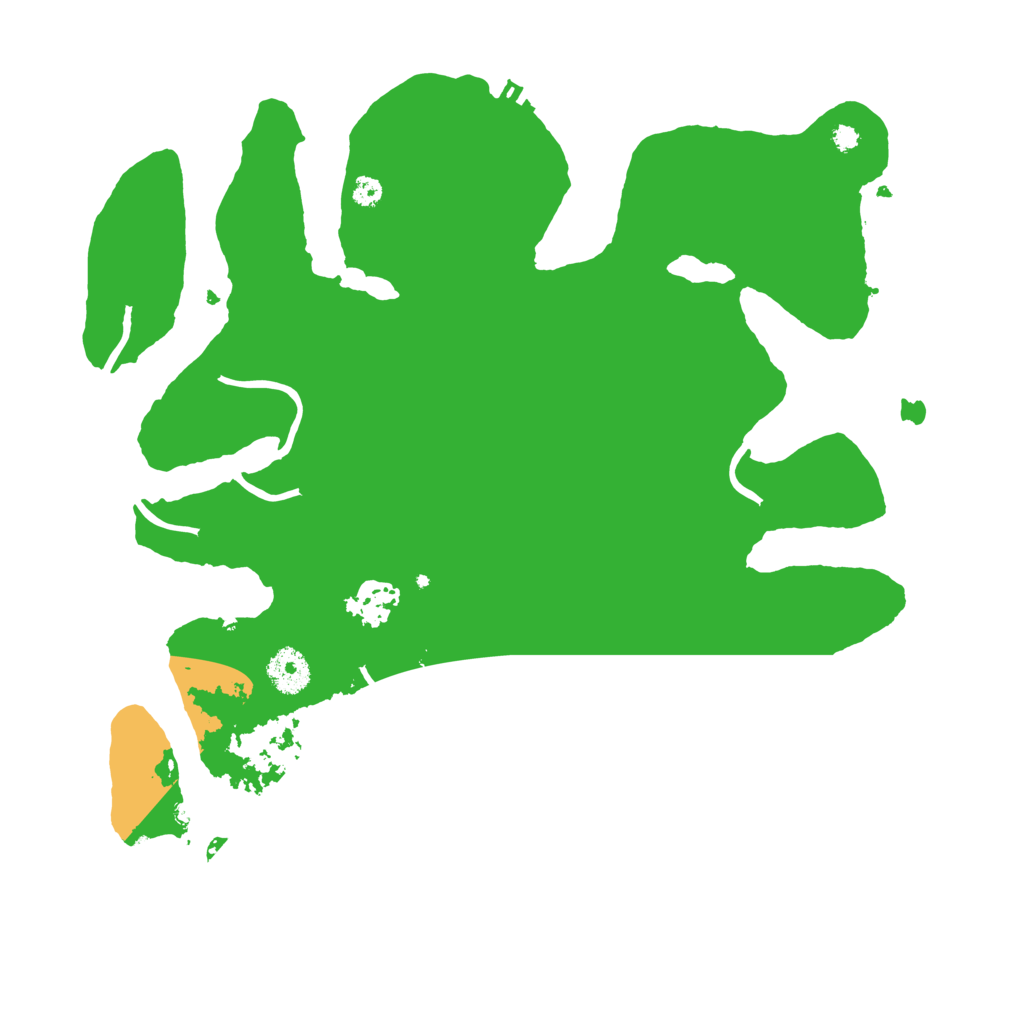 Biome Rust Map: Procedural Map, Size: 3550, Seed: 438243