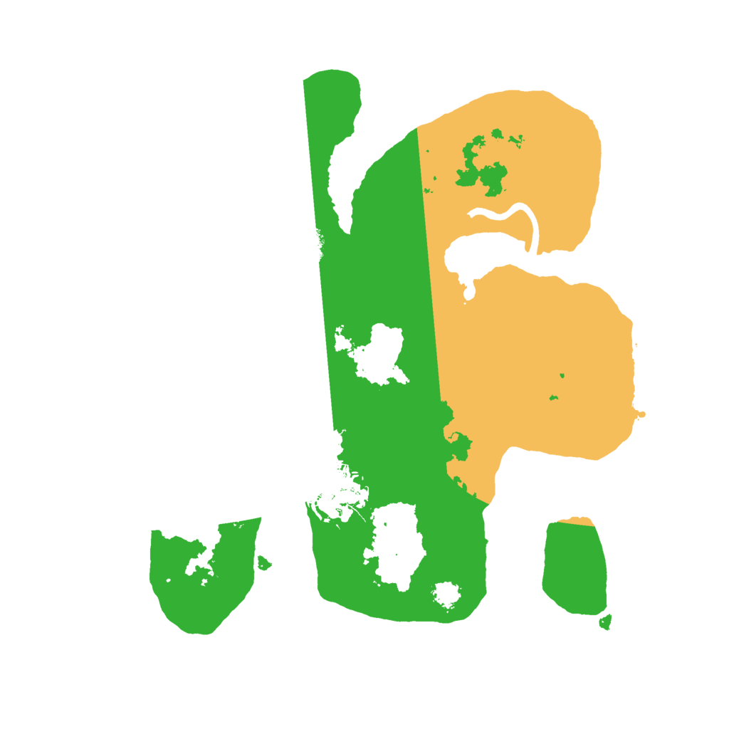 Biome Rust Map: Procedural Map, Size: 2500, Seed: 1377877439