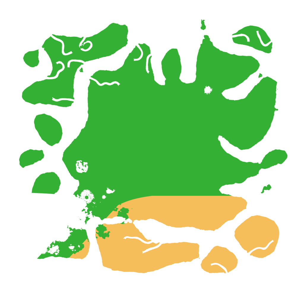 Biome Rust Map: Procedural Map, Size: 3550, Seed: 628217