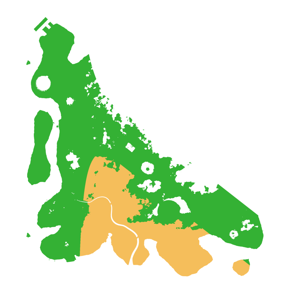 Biome Rust Map: Procedural Map, Size: 3550, Seed: 283440