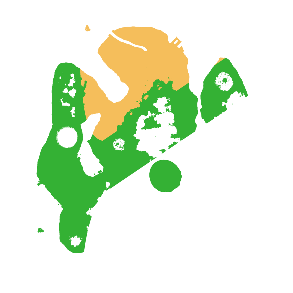 Biome Rust Map: Procedural Map, Size: 2500, Seed: 1594650473