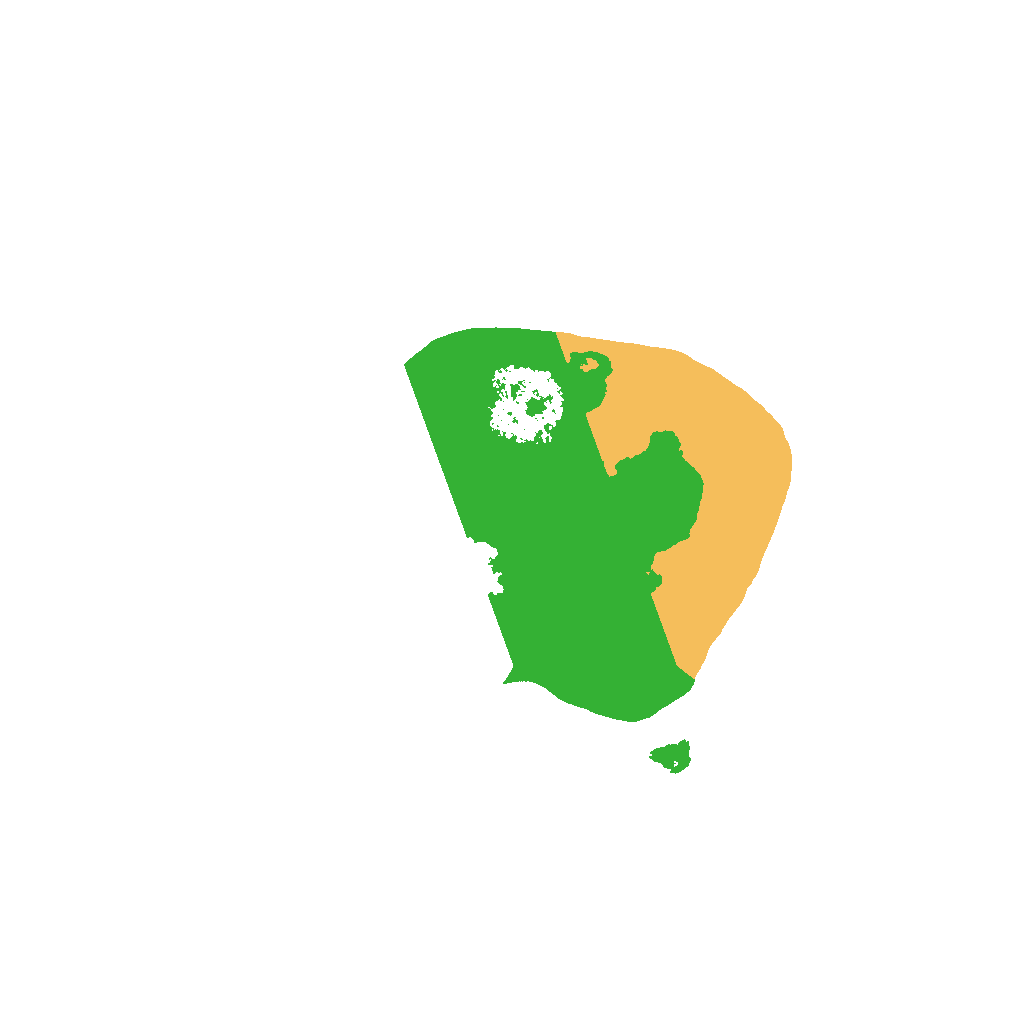 Biome Rust Map: Procedural Map, Size: 1375, Seed: 51443