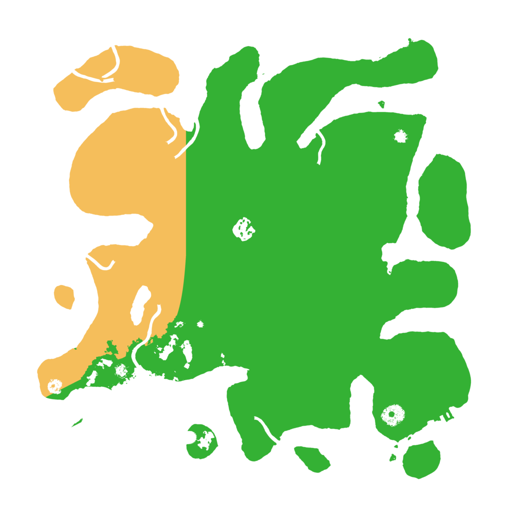 Biome Rust Map: Procedural Map, Size: 3550, Seed: 344434