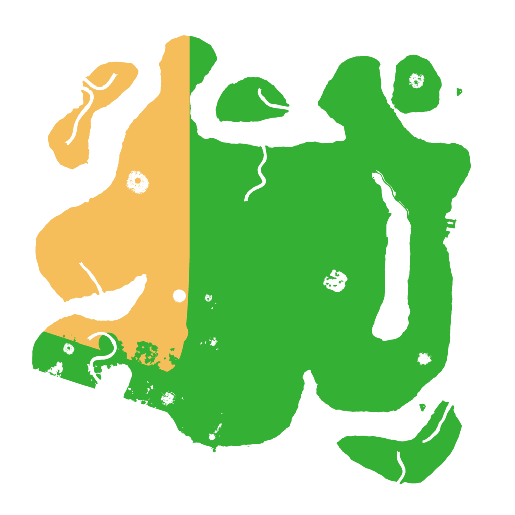 Biome Rust Map: Procedural Map, Size: 3550, Seed: 372203