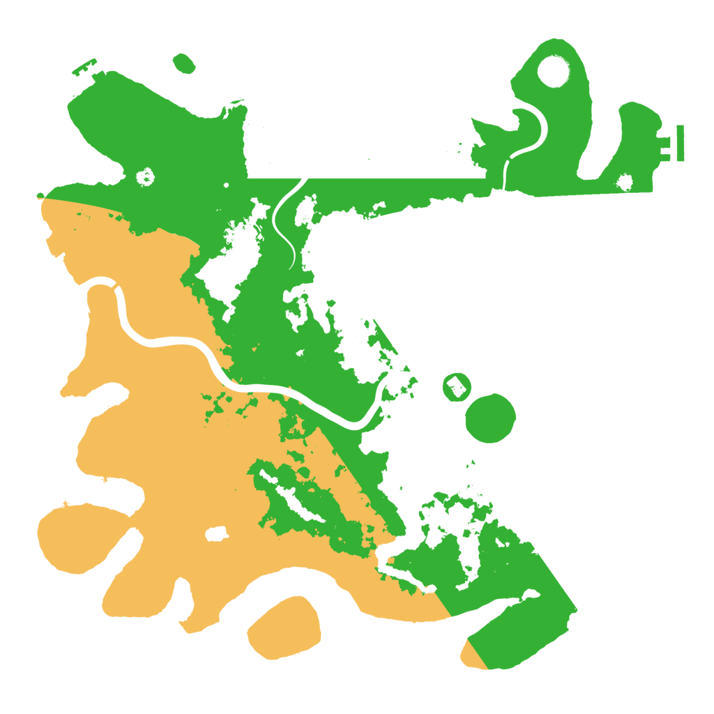 Biome Rust Map: Procedural Map, Size: 4000, Seed: 55532