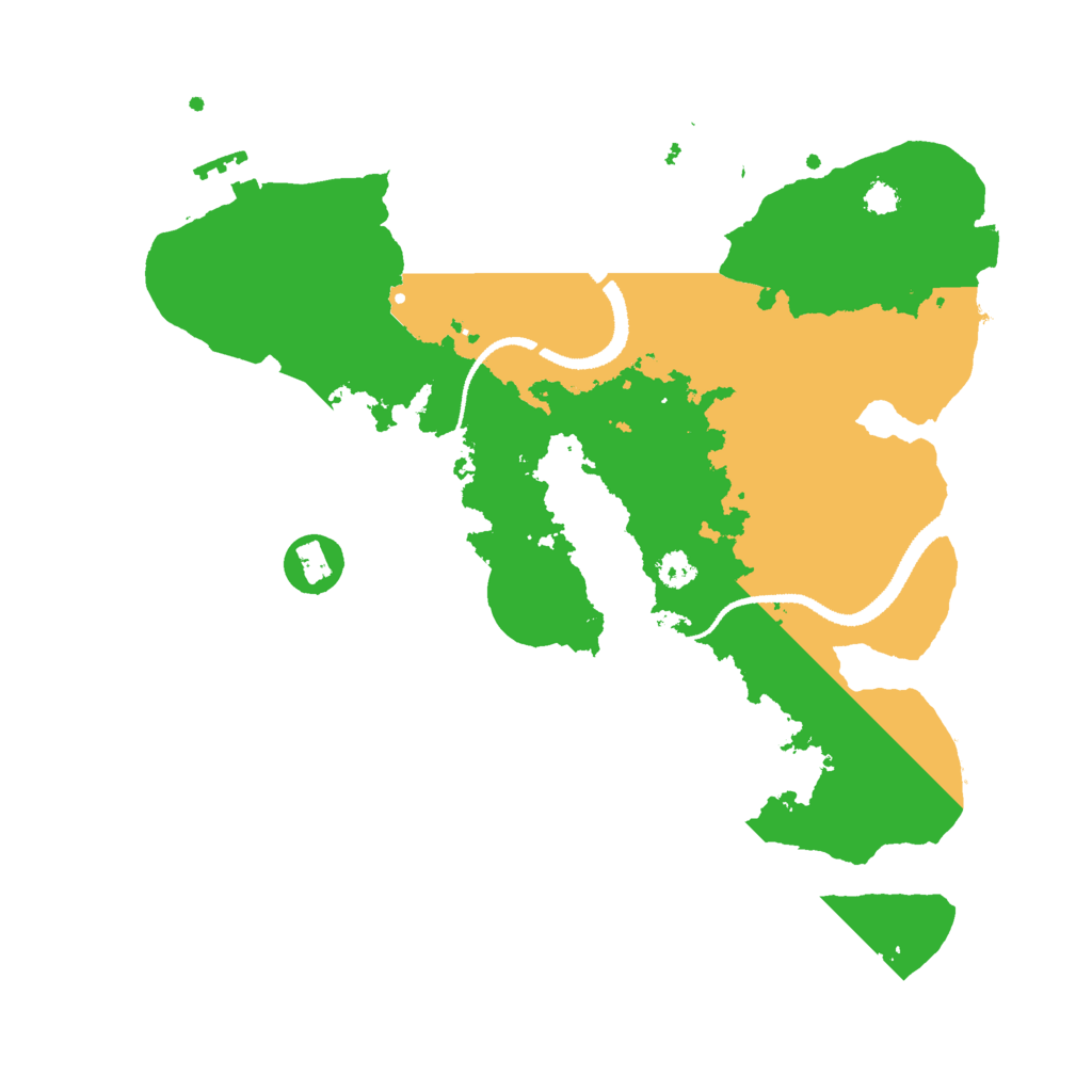 Biome Rust Map: Procedural Map, Size: 3000, Seed: 981871