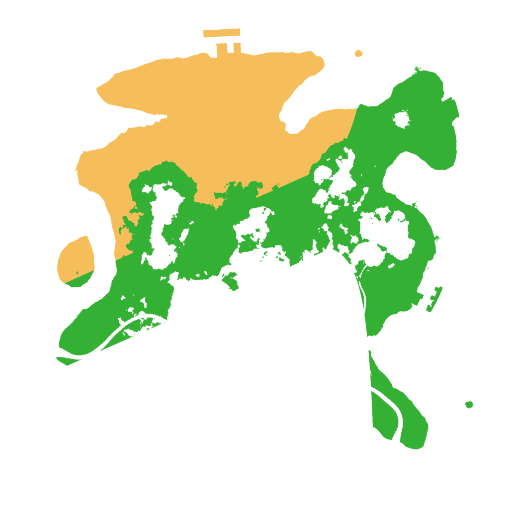 Biome Rust Map: Procedural Map, Size: 2800, Seed: 30