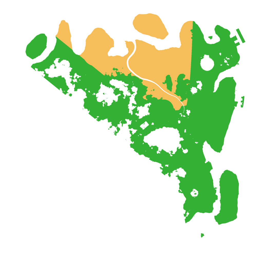 Biome Rust Map: Procedural Map, Size: 3501, Seed: 61722