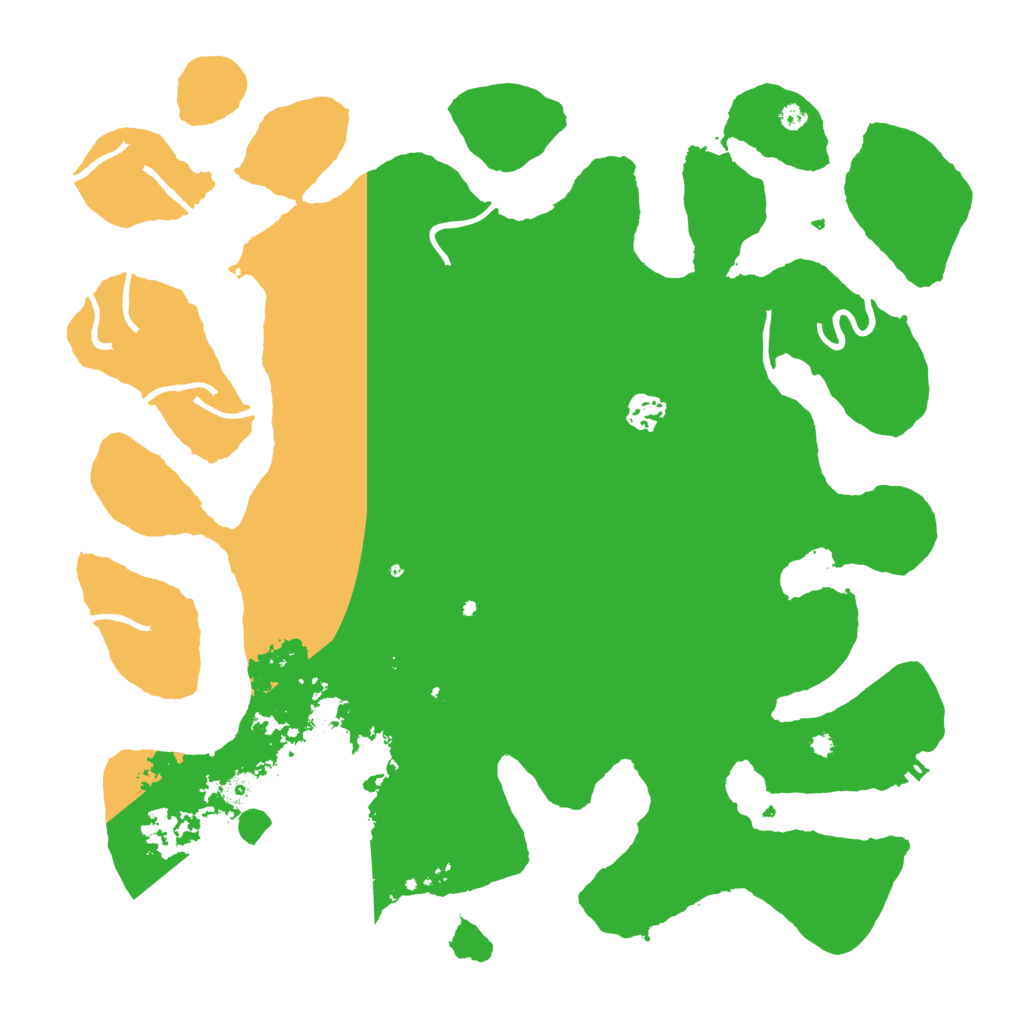 Biome Rust Map: Procedural Map, Size: 4000, Seed: 68999