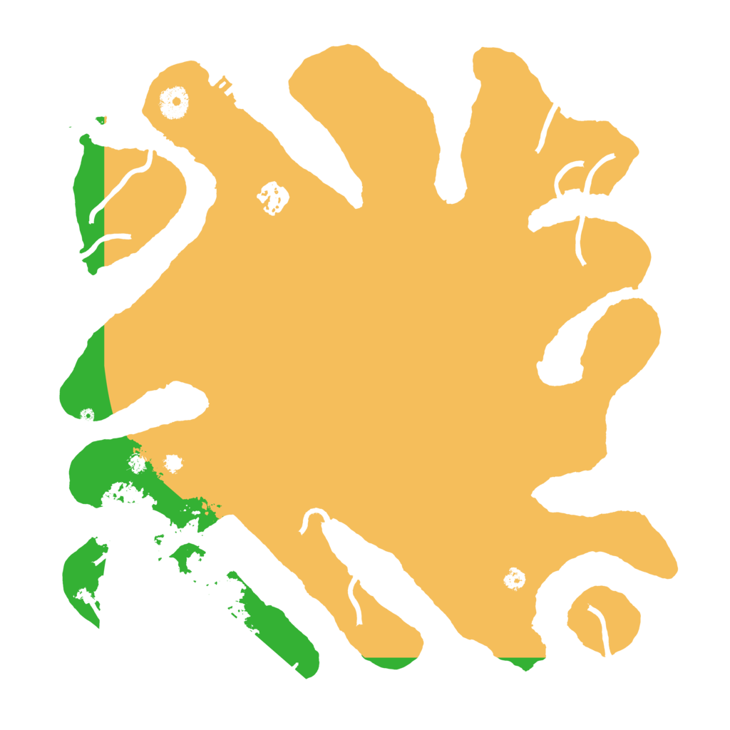 Biome Rust Map: Procedural Map, Size: 3550, Seed: 588395