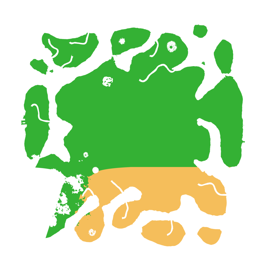 Biome Rust Map: Procedural Map, Size: 3800, Seed: 92012