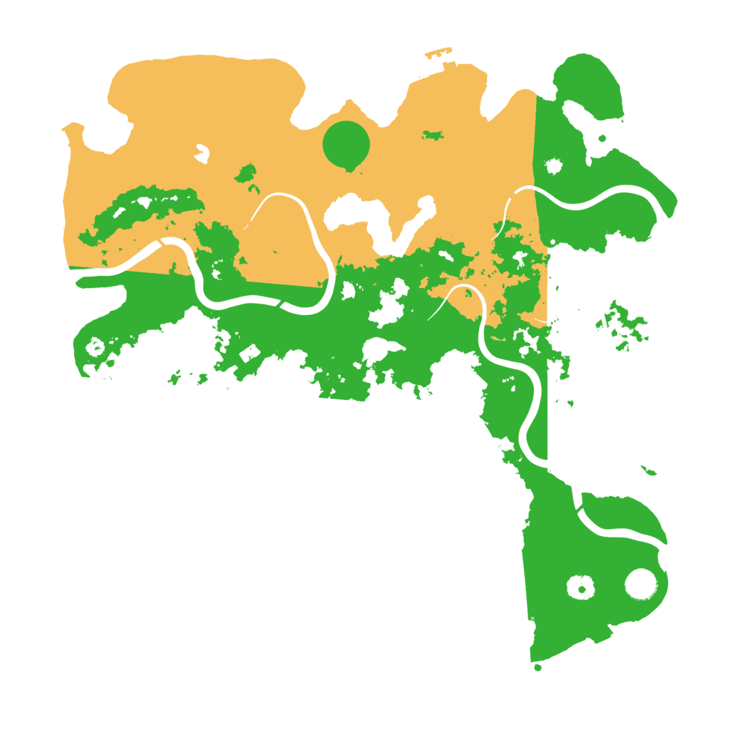 Biome Rust Map: Procedural Map, Size: 4096, Seed: 102012