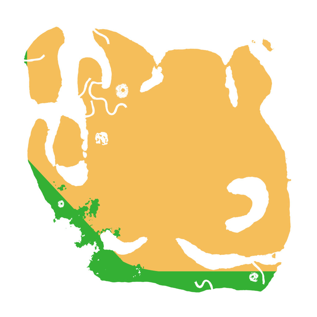 Biome Rust Map: Procedural Map, Size: 3500, Seed: 818912