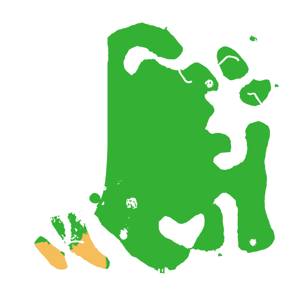 Biome Rust Map: Procedural Map, Size: 3800, Seed: 43448