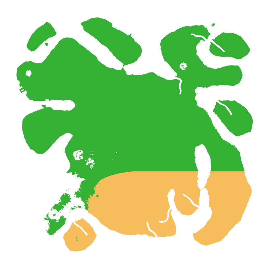 Biome Rust Map: Procedural Map, Size: 3800, Seed: 940650229