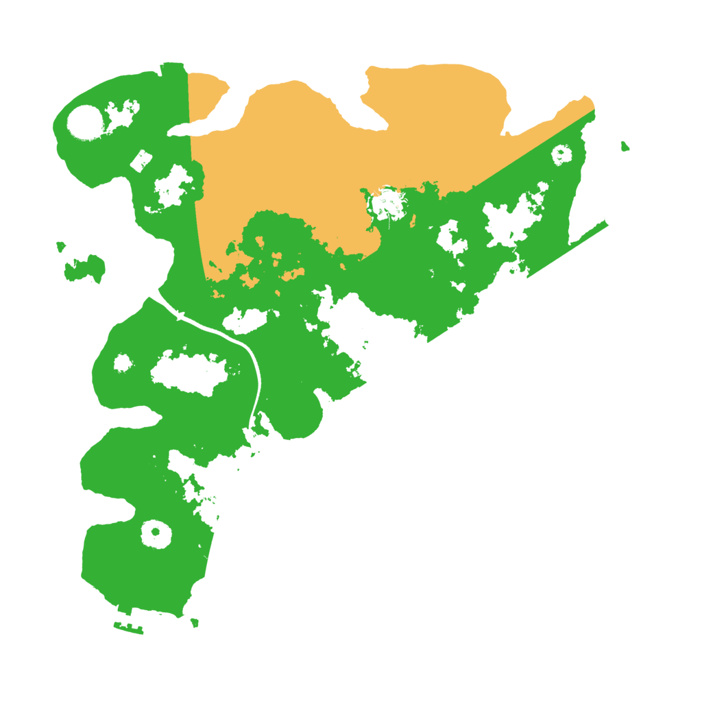 Biome Rust Map: Procedural Map, Size: 3500, Seed: 1085394558