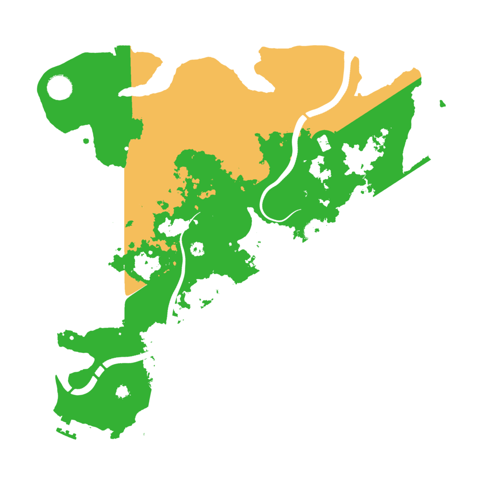 Biome Rust Map: Procedural Map, Size: 3500, Seed: 1085394558