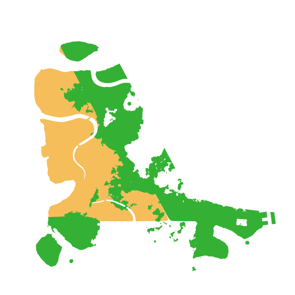 Biome Rust Map: Procedural Map, Size: 3000, Seed: 644202
