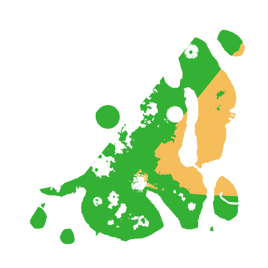 Biome Rust Map: Procedural Map, Size: 3000, Seed: 525994