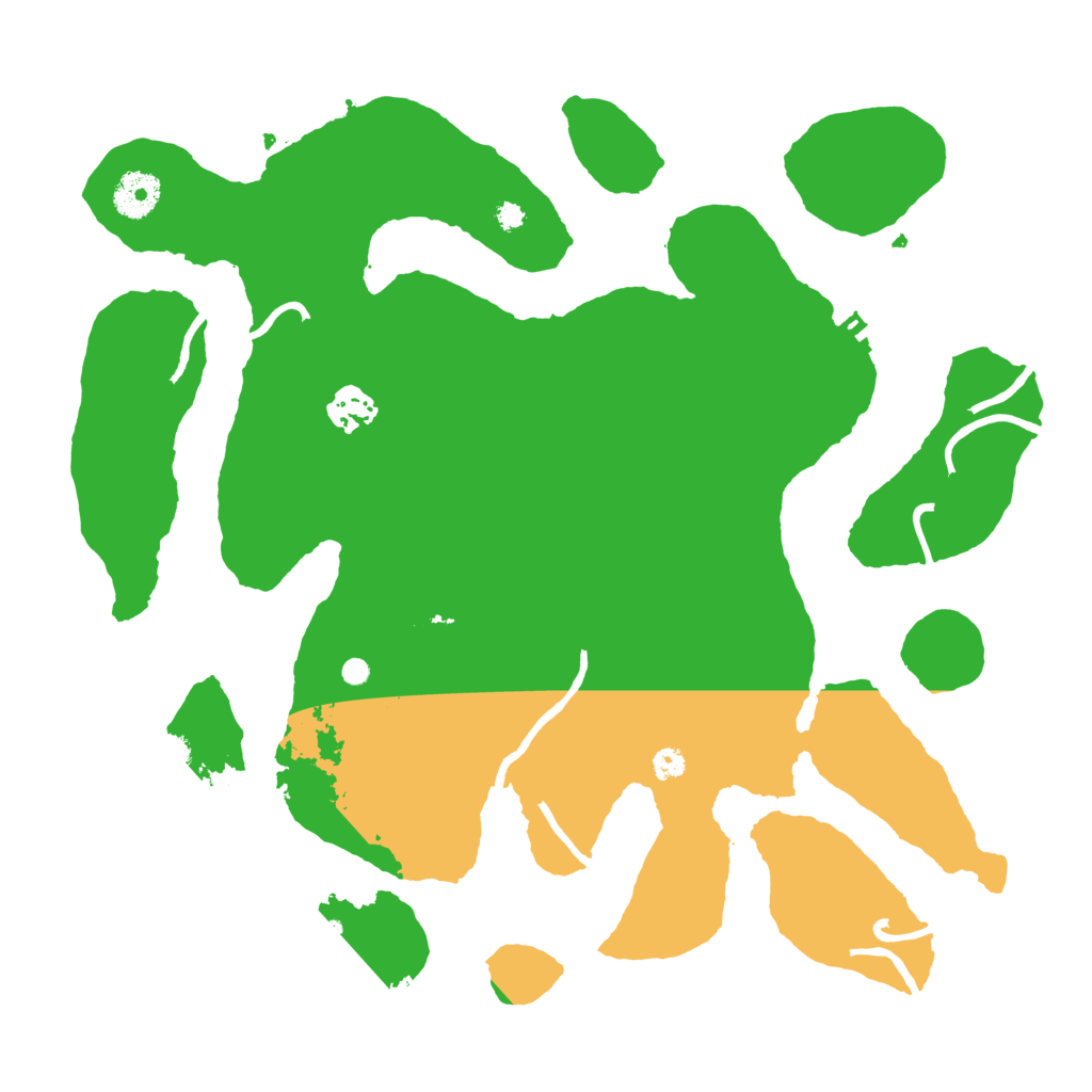 Biome Rust Map: Procedural Map, Size: 3550, Seed: 51103