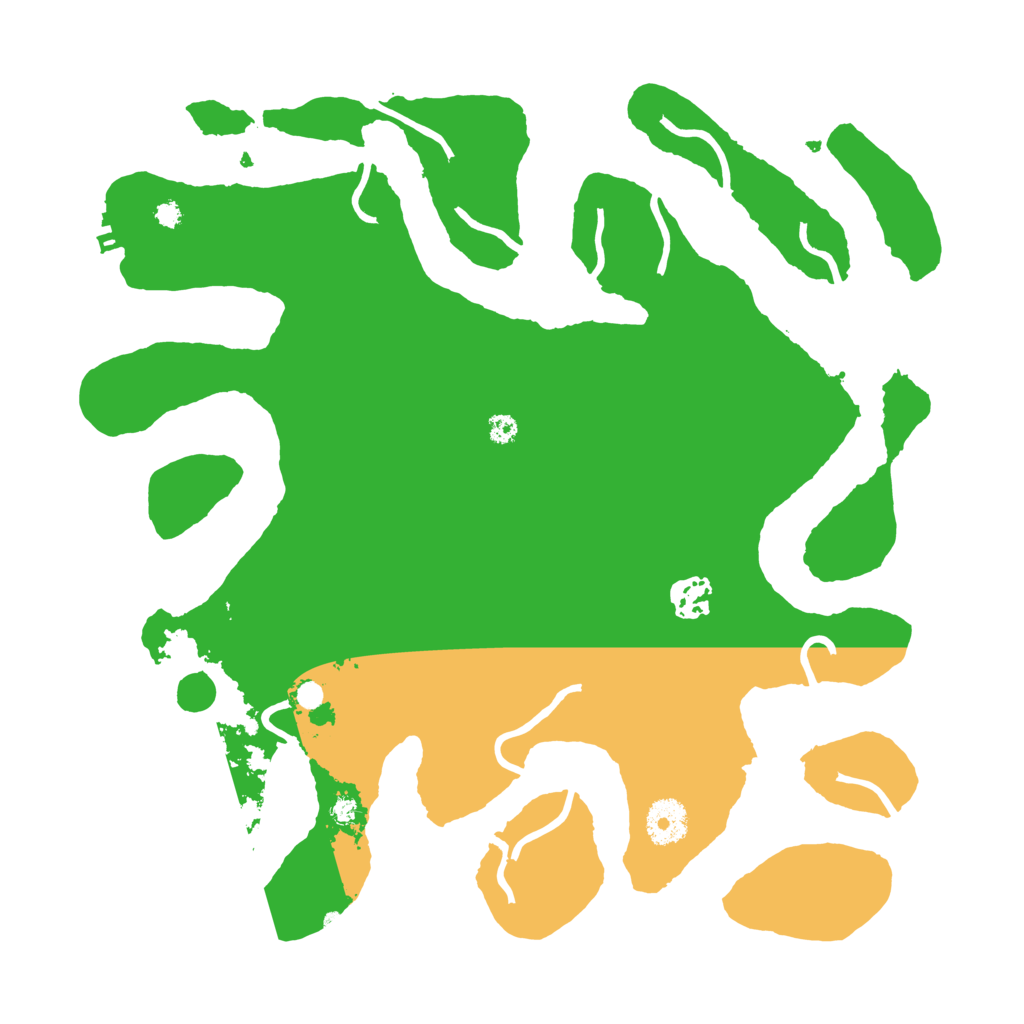 Biome Rust Map: Procedural Map, Size: 3500, Seed: 1297648