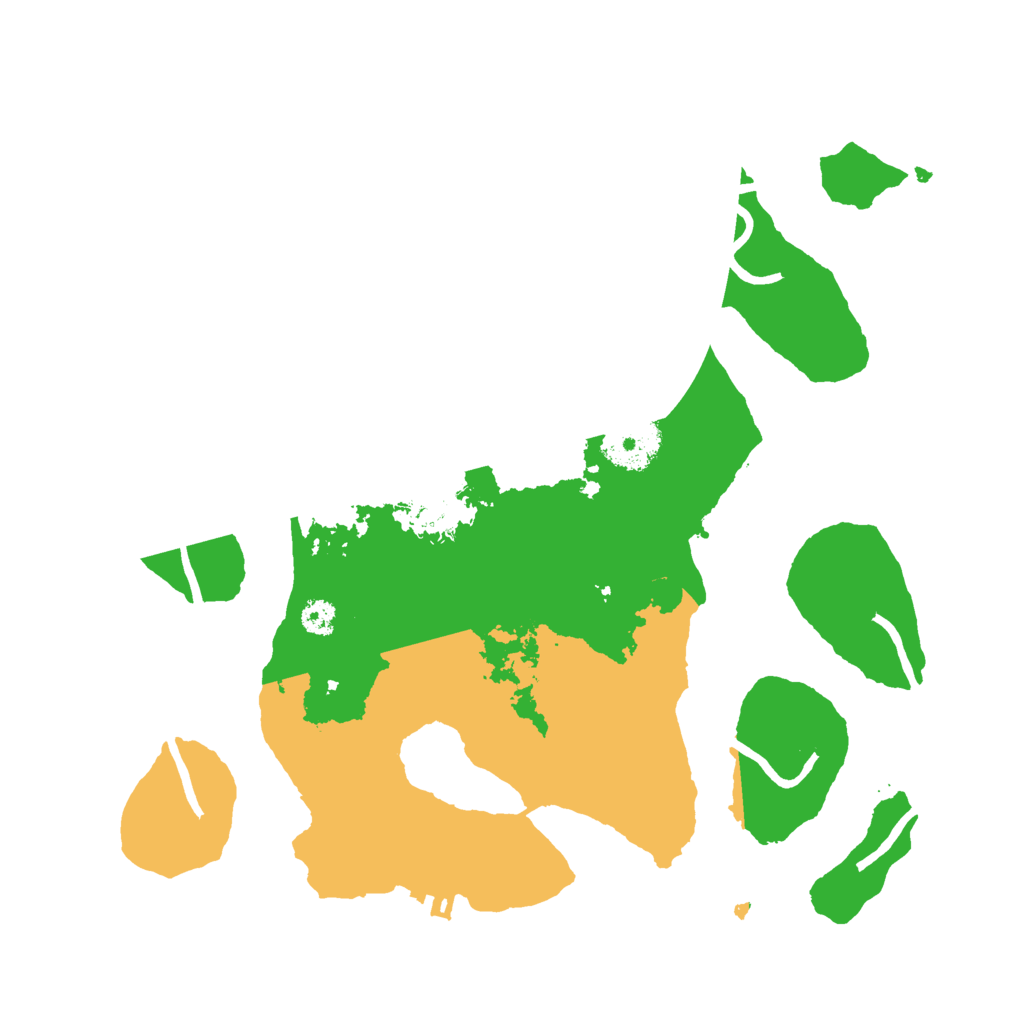 Biome Rust Map: Procedural Map, Size: 3000, Seed: 791000