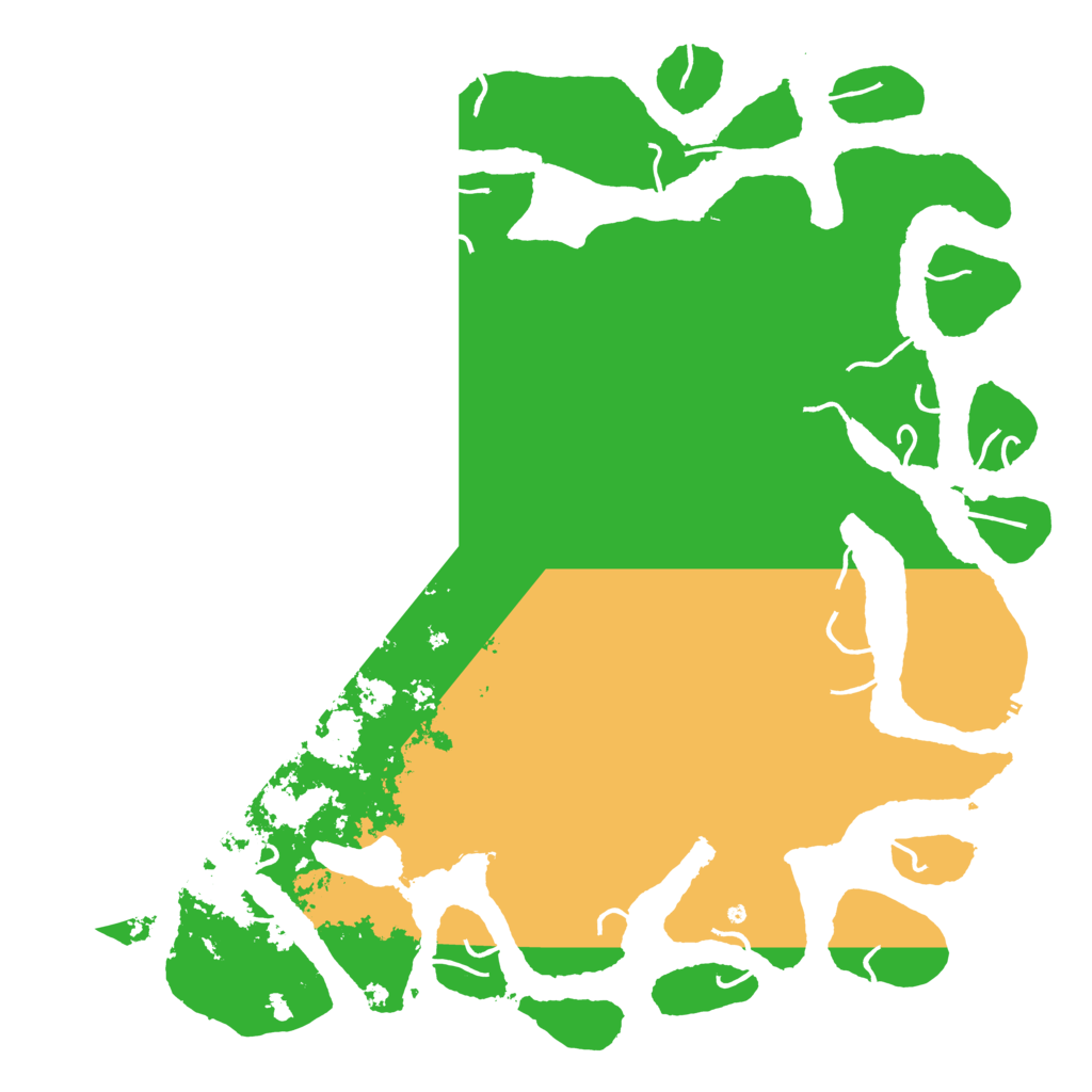 Biome Rust Map: Procedural Map, Size: 6000, Seed: 525994