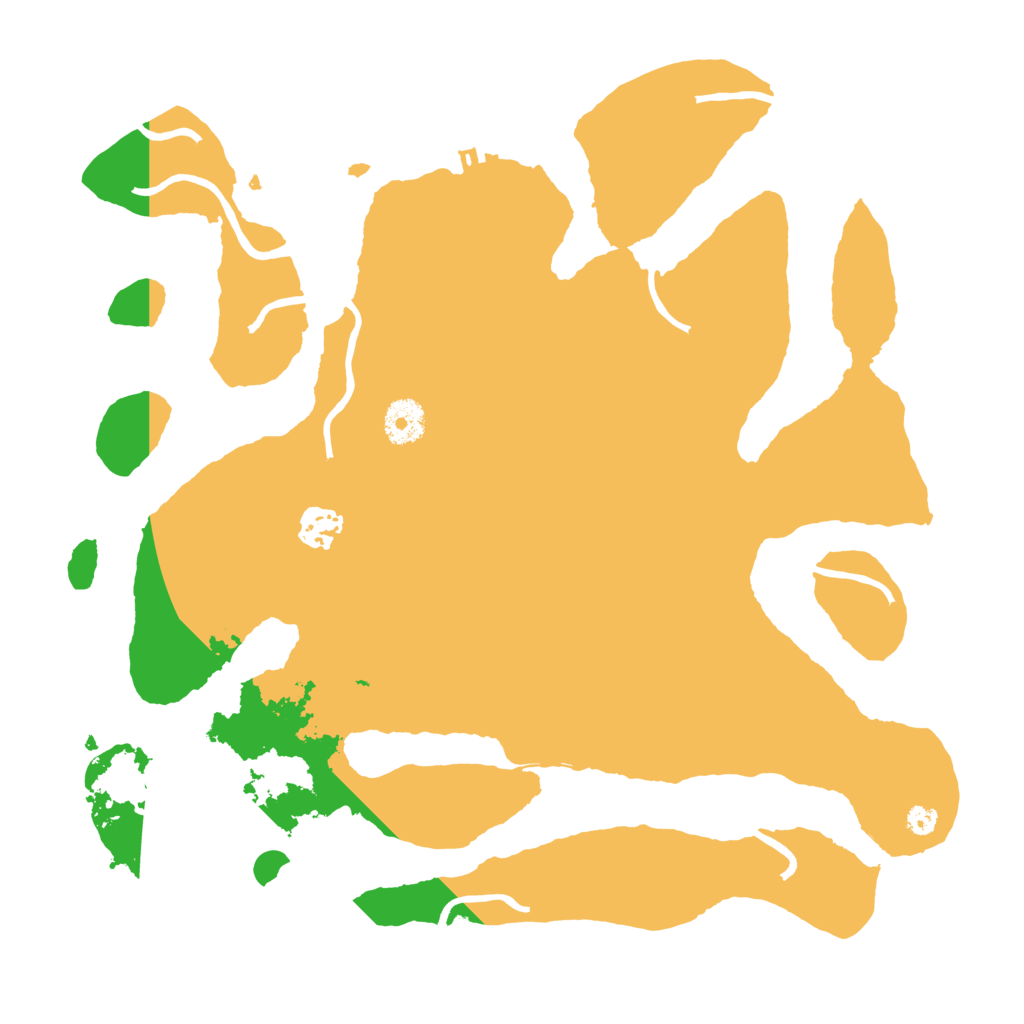 Biome Rust Map: Procedural Map, Size: 3550, Seed: 230250
