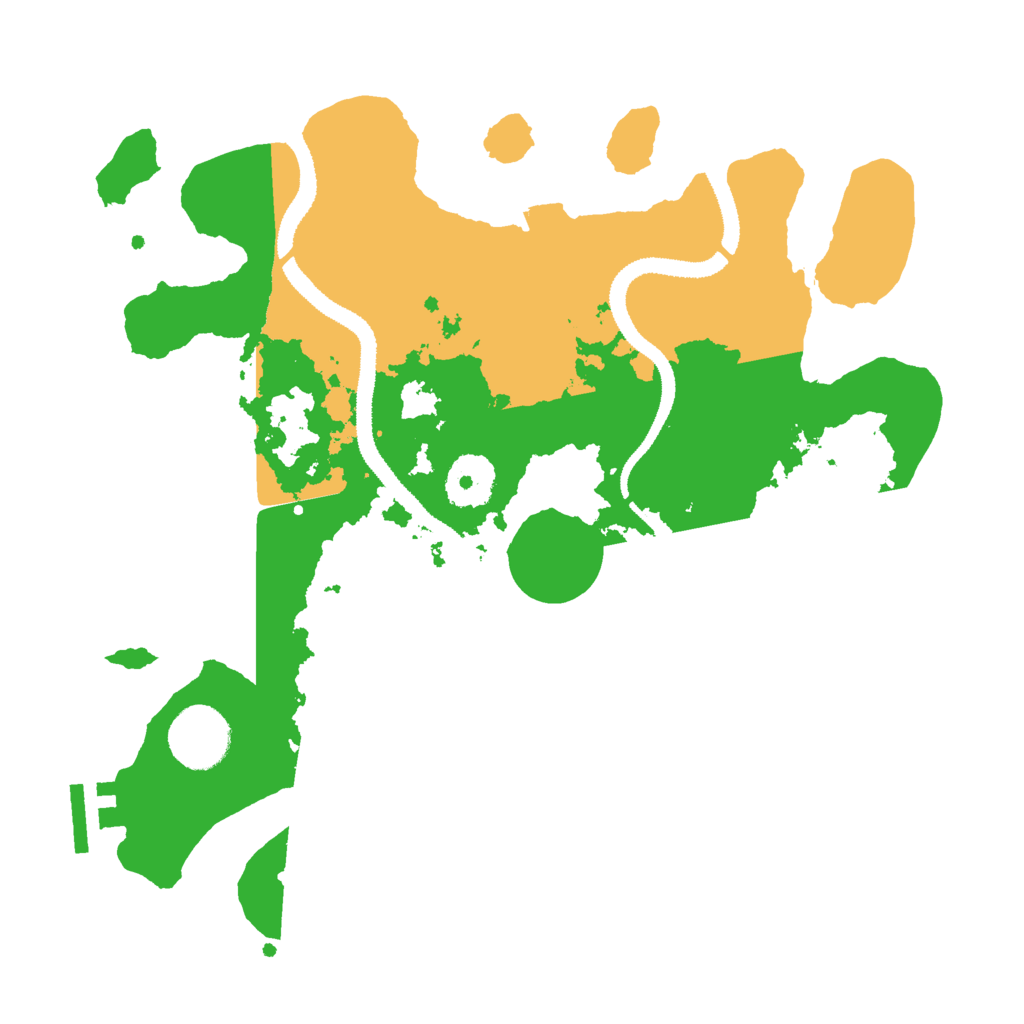 Biome Rust Map: Procedural Map, Size: 3000, Seed: 970553