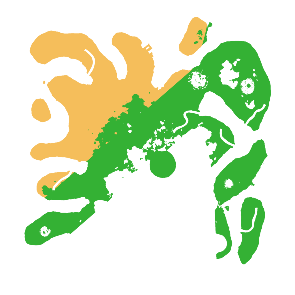 Biome Rust Map: Procedural Map, Size: 3000, Seed: 998745