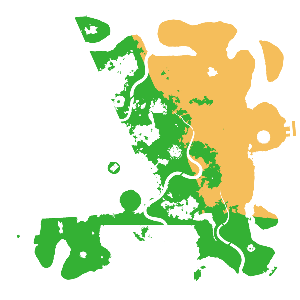 Biome Rust Map: Procedural Map, Size: 4000, Seed: 1745