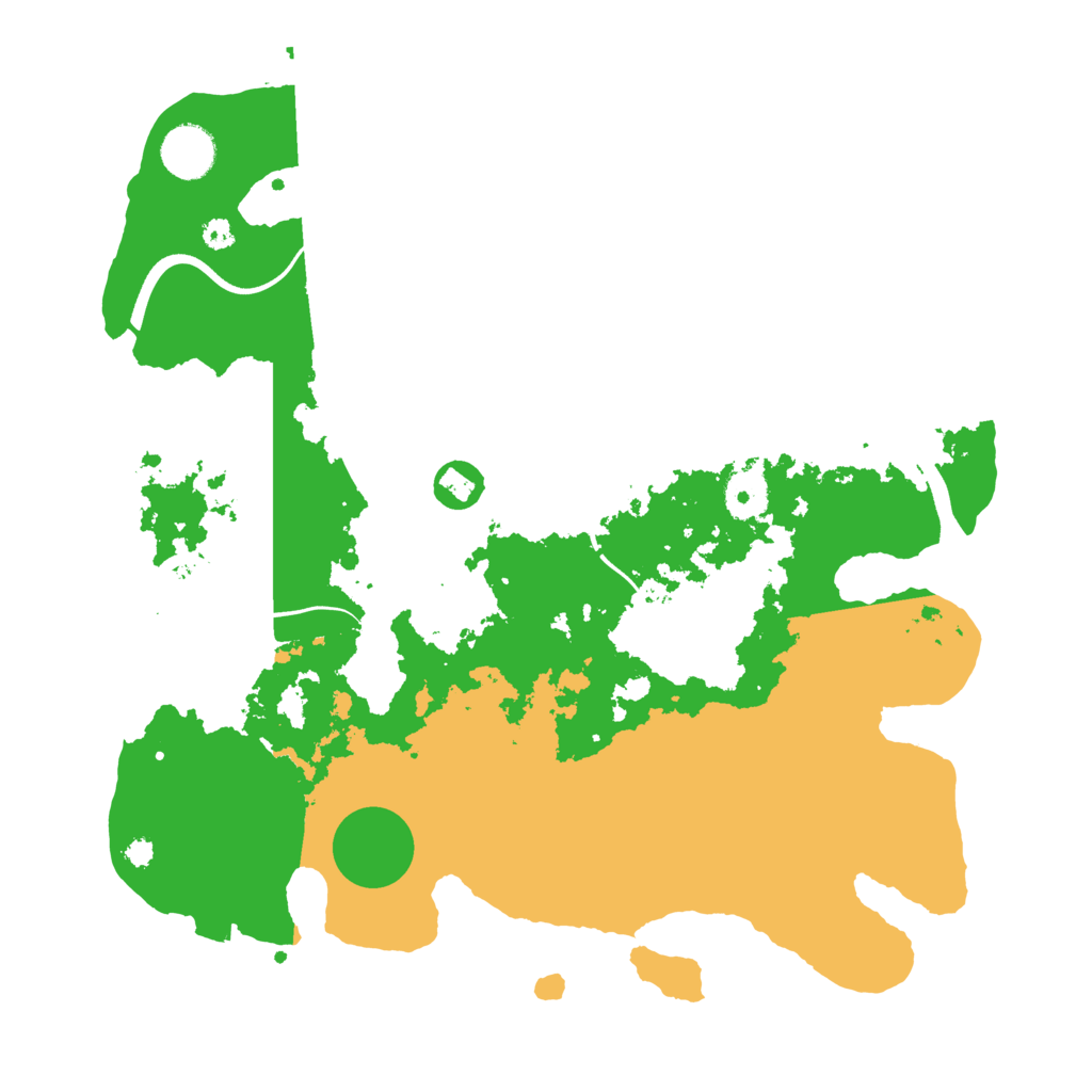 Biome Rust Map: Procedural Map, Size: 3550, Seed: 115378