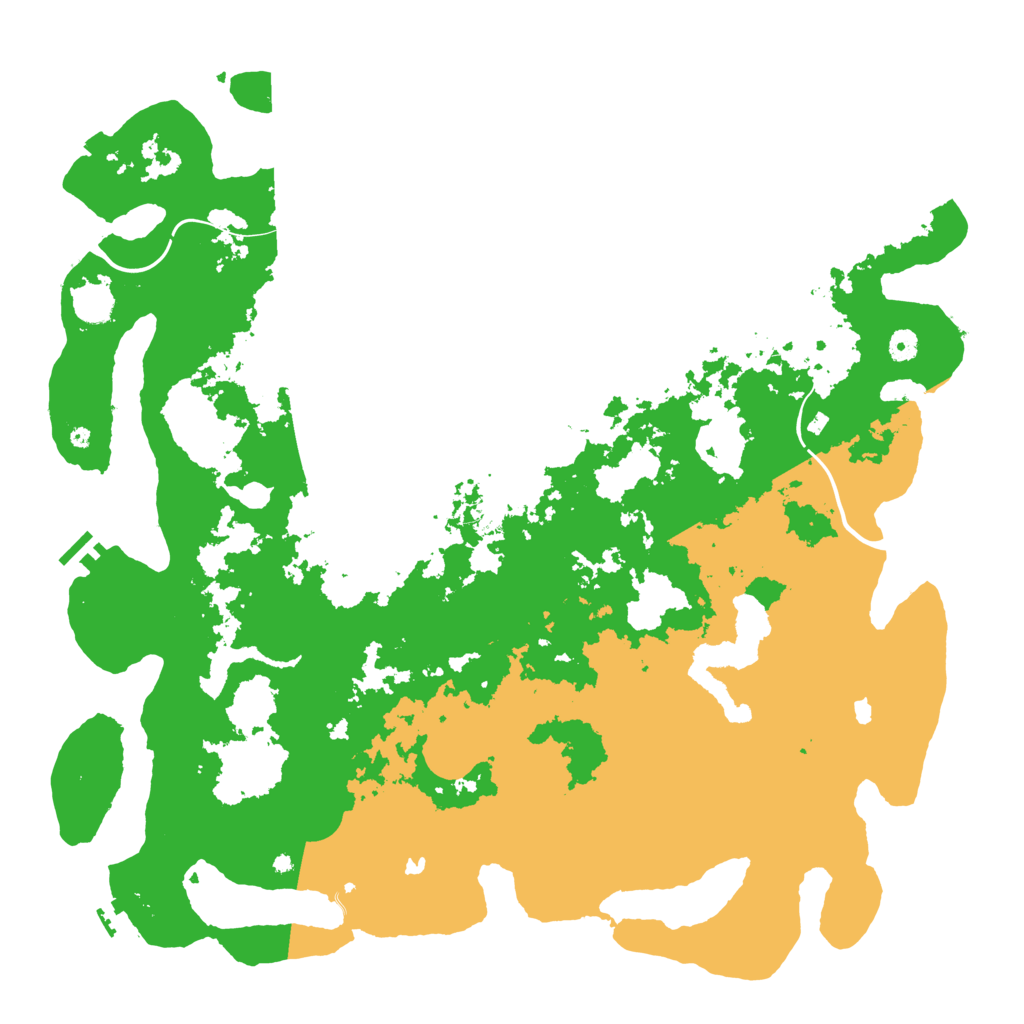 Biome Rust Map: Procedural Map, Size: 5000, Seed: 135916030