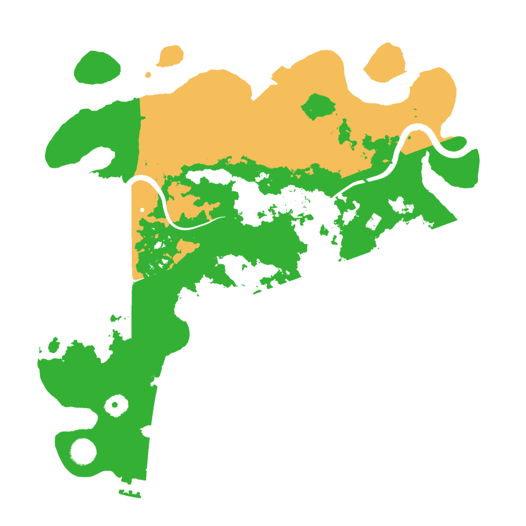 Biome Rust Map: Procedural Map, Size: 3550, Seed: 357613