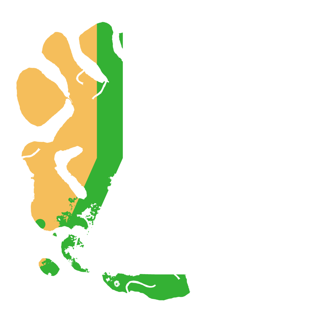 Biome Rust Map: Procedural Map, Size: 3950, Seed: 661120274