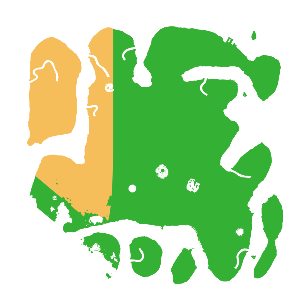 Biome Rust Map: Procedural Map, Size: 3550, Seed: 899977