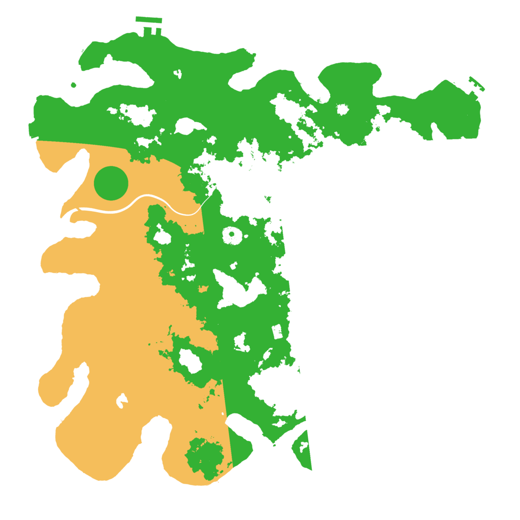 Biome Rust Map: Procedural Map, Size: 4000, Seed: 335756