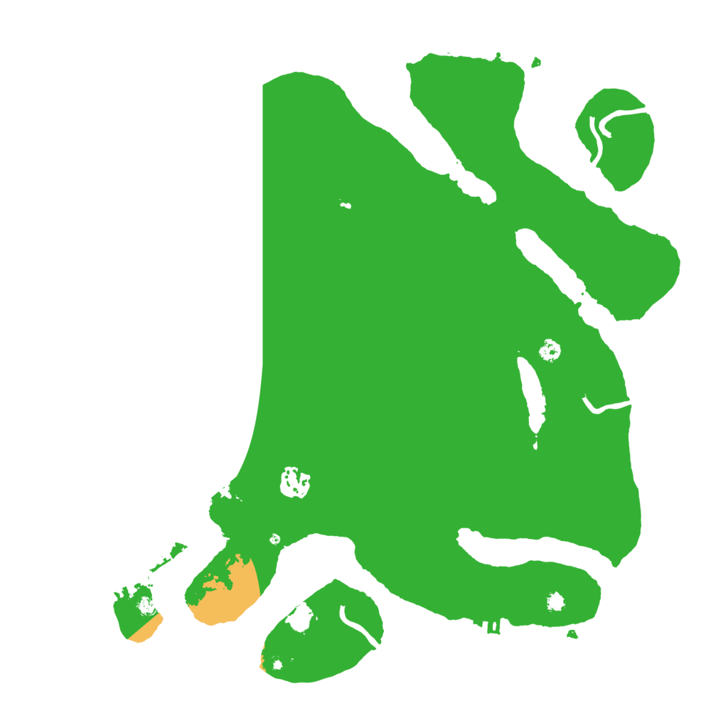 Biome Rust Map: Procedural Map, Size: 3500, Seed: 381283764