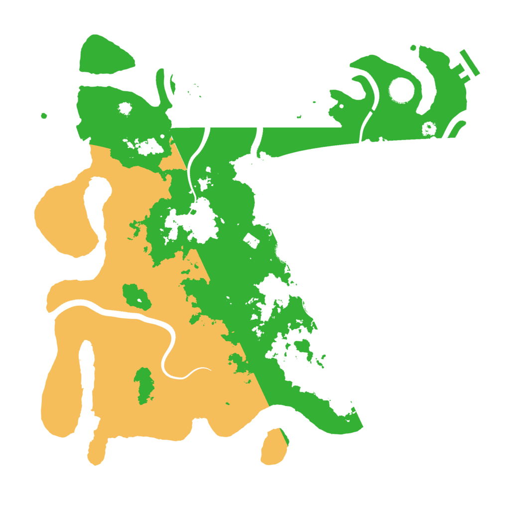 Biome Rust Map: Procedural Map, Size: 3550, Seed: 834820